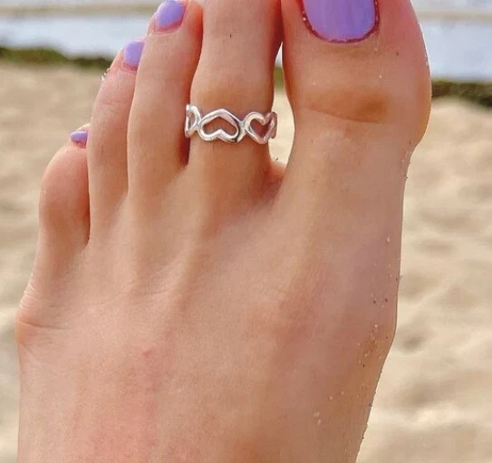 925 Sterling Silver Toe-rings