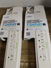 Outlet Surge Protector 7 Uninex Energy Saving Advanced Power Strip New 2 units !