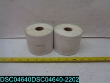 QTY 2 ROLLS of 1000: WHITE STICKER LABELS 3" X 1-1/2"