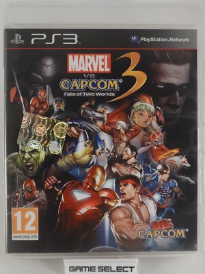 MARVEL VS CAPCOM 3 FAIR OF TWO WORLDS PS3 PLAYSTATION PAL ITA ITALIAN COMPLETE