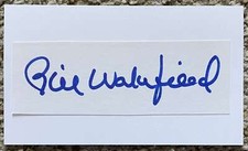 Bill Wakefield signed cut - 1964 Mets -