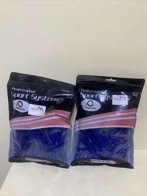 2 X Professional Sports System Golf Tees. Finger Ten. Vorteilspack Blau
