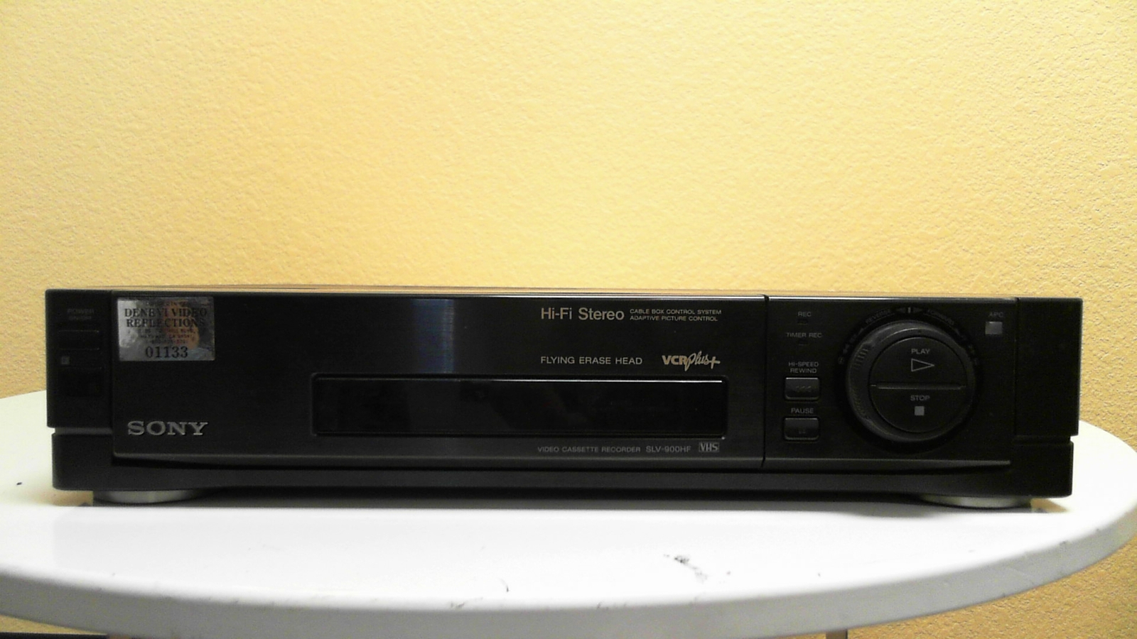 SONY SLV 900HF 4 Head High End VCR Plus + Flying Erase Head PARTS eBay
