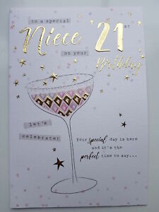 Niece 21st Birthday Card