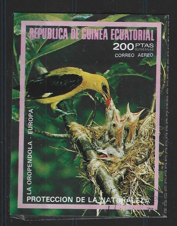 (BL037) Bloc Guinea Ecuatorial Proteccion Naturaleza Birds Oiseaux - Photo 1/1