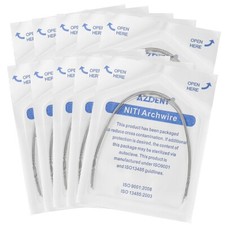 AZDENT Dental Universal Orthodontic Super Elastic Round Niti Arch Wires Expanded