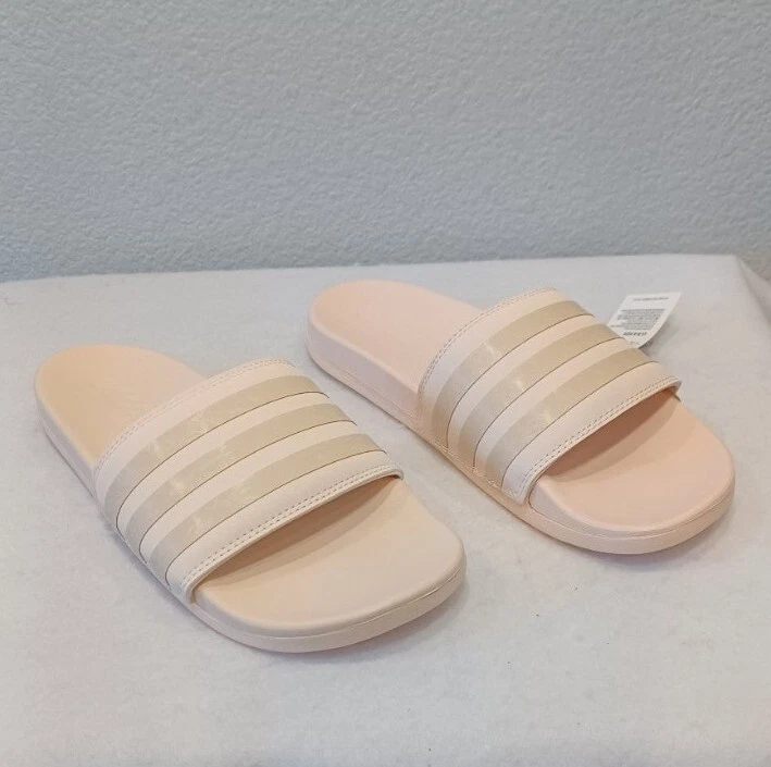 New Women's Adidas Adilette Comfort Slides Sandals~Bliss Orange (GX4305) Size 10