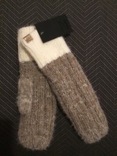 Mittens, DAVID and YOUNG, Brown and White. One size fits all, Super cute NEW