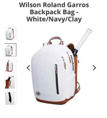 New Wilson 2022 Roland Garros  Tour Backpack WR8006602001