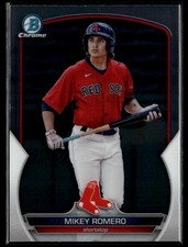 2023 Bowman Chrome Prospects 1st Base Mikey Romero Boston Red Sox #BCP-69