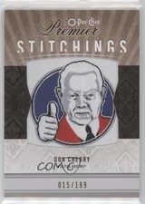 2009-10 O-Pee-Chee Premier Stitchings 15/199 Don Cherry #PS-DC 2po
