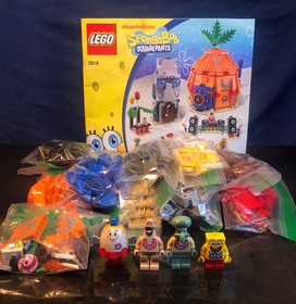 LEGO SPONGEBOB LOT ALL 14 RETIRED SETS WOW! VERY RARE! 3832 3825 3830 3834 +