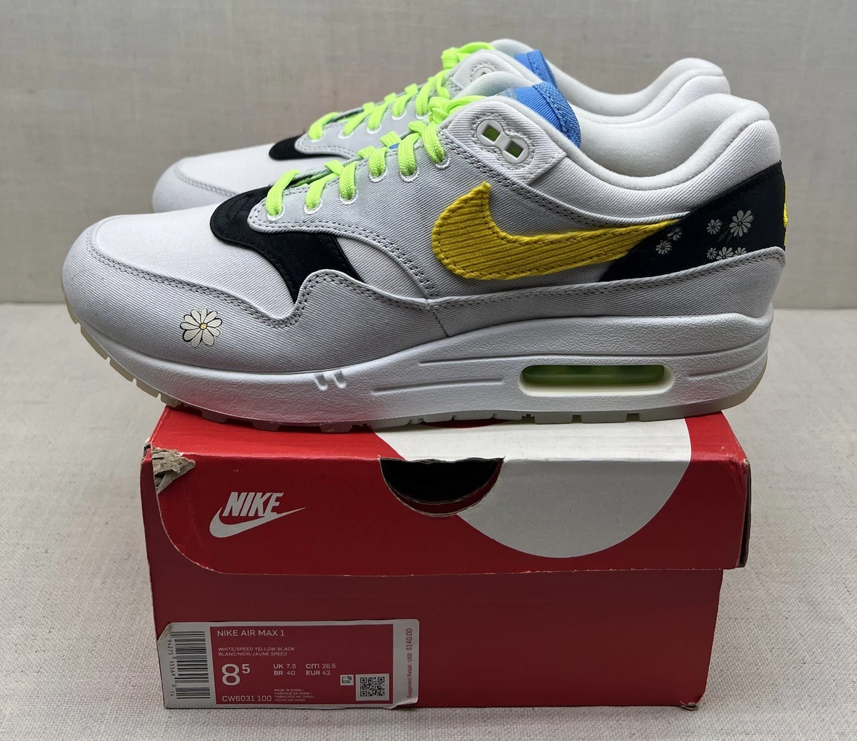 Nike Air Max 1 Daisy - CW6031-100 for Sale | Authenticity  display picture 2