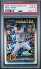 2024 Topps Chrome Update Rc Rookie Refractor PAUL SKENES Pirates PSA 10 Gem #27