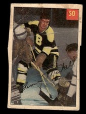 1954 PARKHURST FLEMING MACKELL 50 POOR SET BREAK HOCKEY BOSTON BRUINS