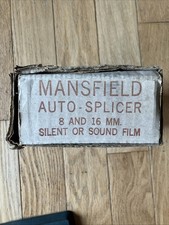 Vintage Mansfield 8 16mm Film Master Auto Splicer With Instructions