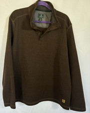 G.H. Bass  CO Sweatshirt Size XL pullover Brown