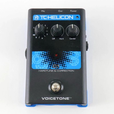 TC Helicon VoiceTone C1 Vocal Effektpedal Gebraucht Top Zustand
