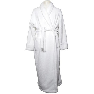 M&S, Bademantel, Größe: XL, Weiß, Polyester, Einfarbig, Plüsch, Herren #jlS