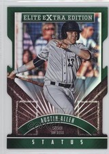 2015 Panini Elite Extra Edition Status Emerald Die-Cut 4/25 Austin Allen 0f8