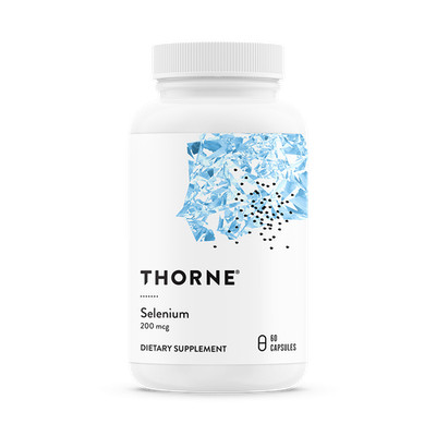 THORNE RESEARCH Selen - Selen 200 mcg (60 Kapseln).