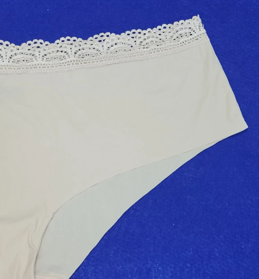 Nuevo sin etiquetas GILLGAN & O'MALLEY Lote 2 bragas cortas ROSA/DESNUDAS sin costuras CHEEKY HIPSTER XL Foto 3 de 4