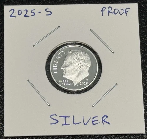 2025 S Roosevelt Dime Gem DCam Proof 99.9% Silver Just Over 200,000 Minted!