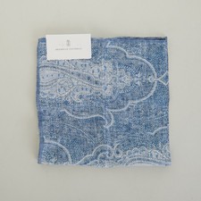 BRUNELLO CUCINELLI 280 Square Pocket Scarf - Silk, Double-Sided