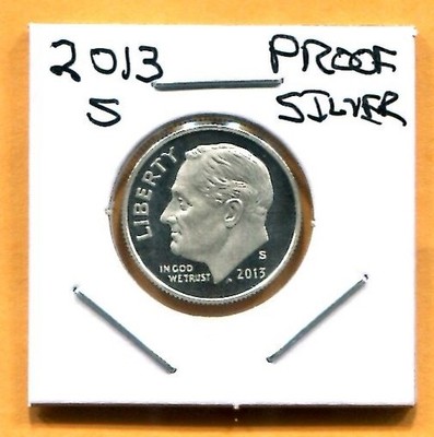 Gem 2013-S Proof Ultra-Cameo Silver Roosevelt Dime - Free Shipping