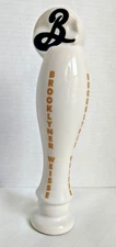 Brooklyner Weisse Beer Tap Handle Brooklyn Brewery Ceramic 9", Dark Blue B