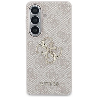 Guess Samsung S26+ Plus Hülle Case Cover 4G Big Metal Logo pink