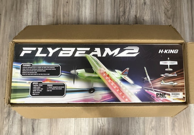 H-King Flybeam 2 Night Flyer RC Airplane 1092mm Wingspan PNF Plug N Fly NEW