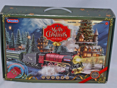 Talgic Merry Christmas Train with Remote Control in original Box - not tested