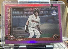 Rikuu Nishida- 2025 Topps Pro Debut - Fuschia Parallel #156/199