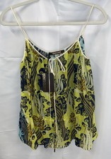 Vintage Roberto Cavalli Silk Spaghetti Strap Top Size 38, Medium Size 8