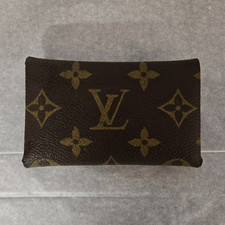 Womens Monogram Card Holder Brown/Black with ...