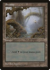 Swamp - Clear Pack (Spears) - Light Play MTG Promos: APAC Lands