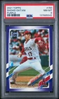 2021 Topps #150 Shohei Ohtani Purple PSA 8 Parallel Angles Insert Pitching
