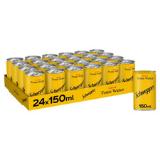 Schweppes Indian Tonic Water Cans 150ml - Pack of 24