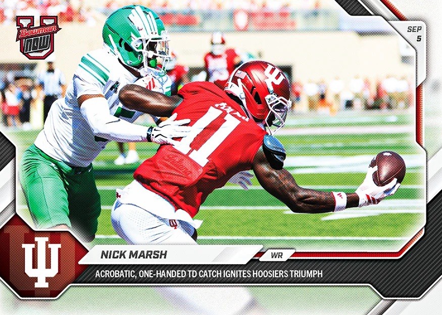 *PRE SALE* Nick Marsh - 2026-27 Bowman U NOW® Football - Card 2