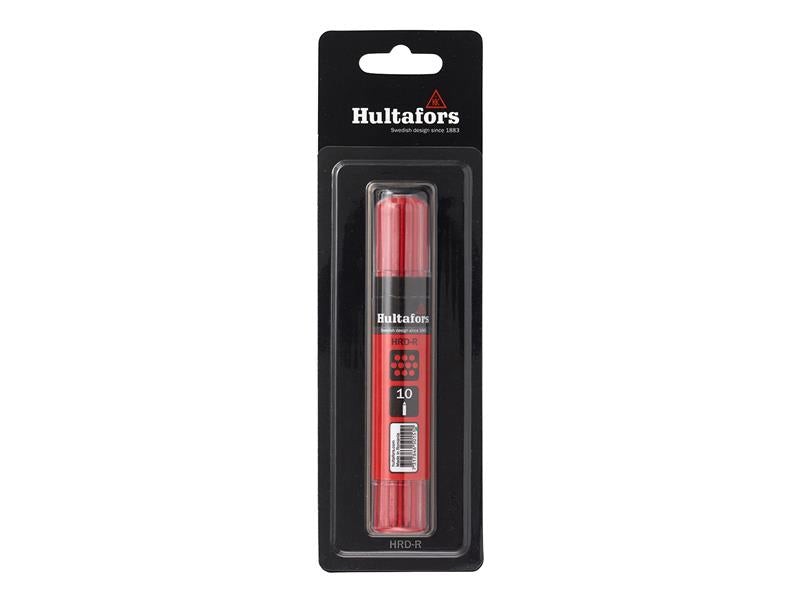 Hultafors Dry Marker Refill Red - Pack of 10 Blister