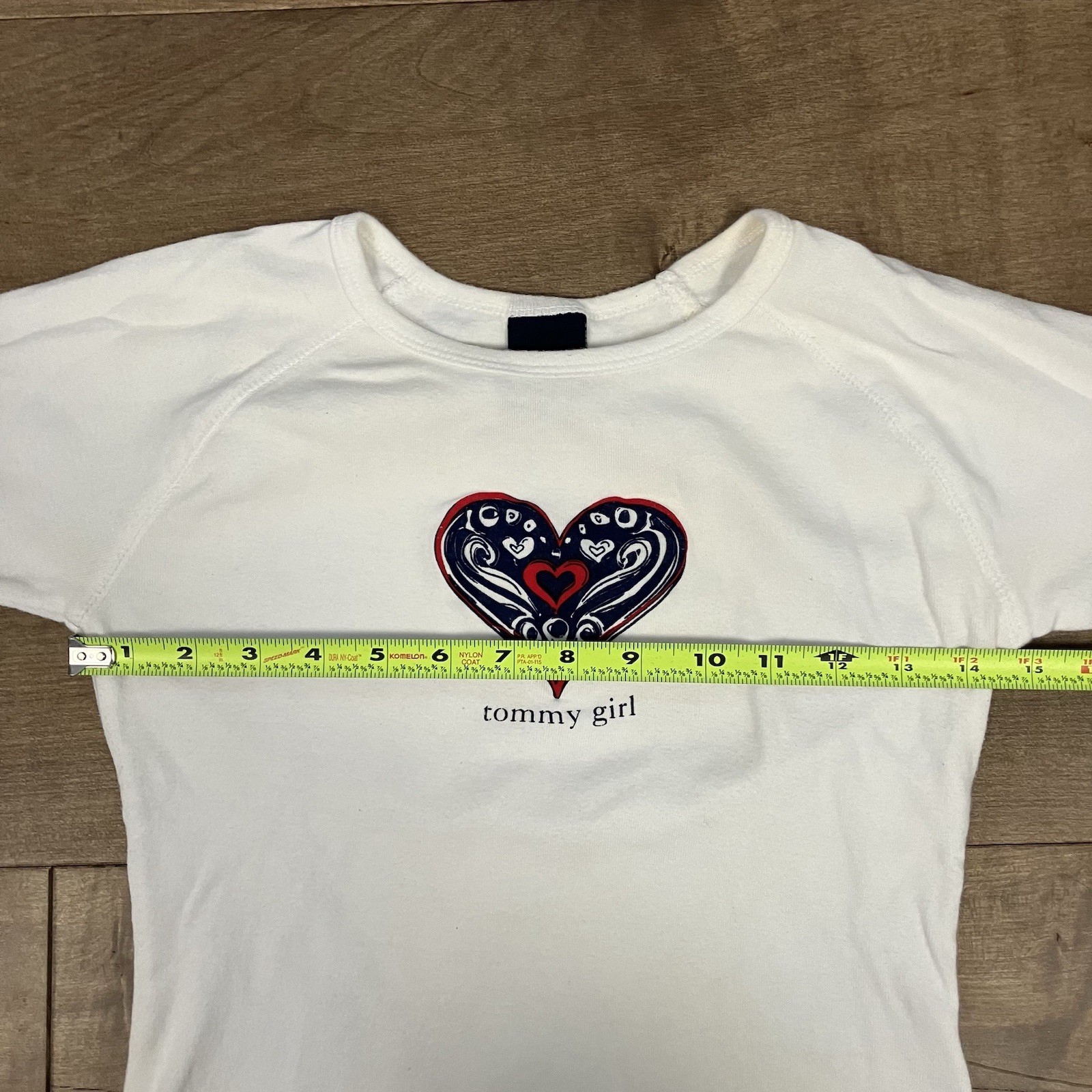 Vintage Tommy Hilfiger Jeans Kids Girls Size Small T Shirt White Tommy Girl image 8