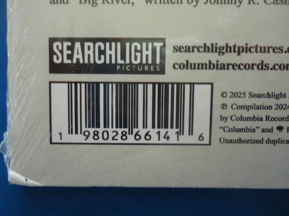 A Complete Unknown Soundtrack LP (2024) NEW Red Vinyl Shrink Wrap Tear - Image 3 of 3