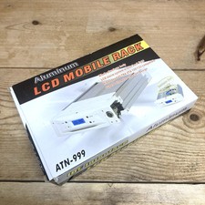 ATN-999 Black LCD Display MR-999AINB Aluminum Mobile Rack NEW SEALED