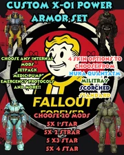 Fallout 76 [PC] Power Armor Custom Set X-01 +20 Legendary MODS