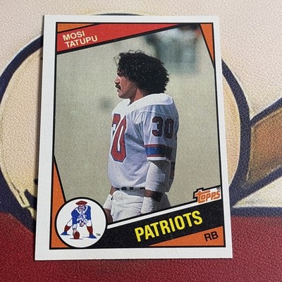 1984 TOPPS # 142  MOSI TATUPU   FOOTBALL CARD