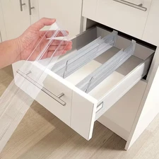 Vtopmart 6 Pack 4"  Drawer Dividers for Big and Deep Drawer, 12.2