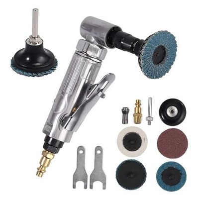  Air  Right Angle Die Grinder 1/4'' 90 Degree Heavy Duty 20,000 RPM Silver