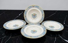 Lenox China Flat Rim Soup Bowls Autumn Patter...