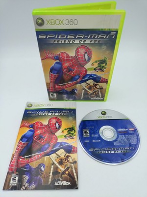 Spider-Man: Friend or Foe (Microsoft Xbox 360, 2007) Very Good Condition 